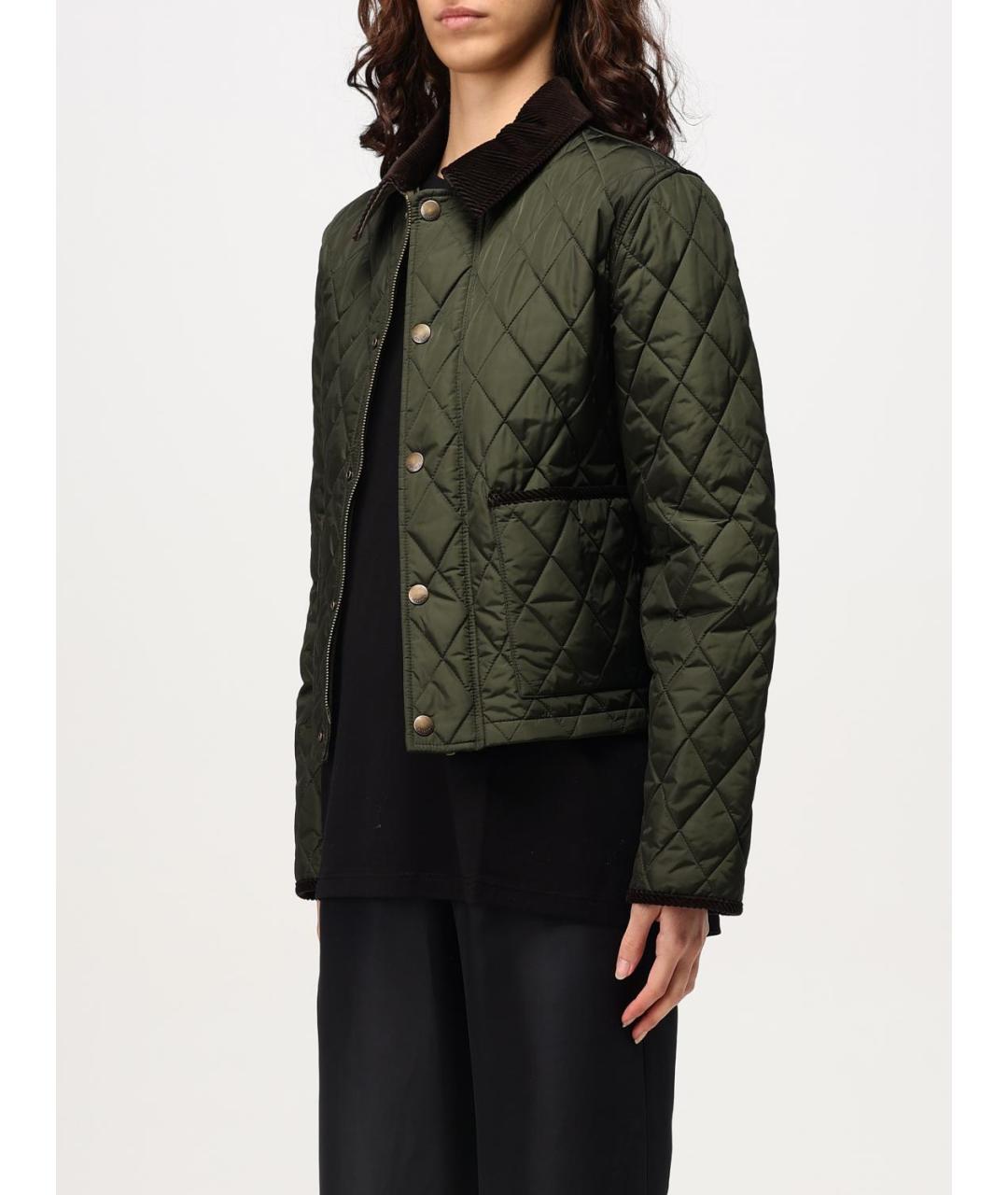 BURBERRY Зеленая куртка, фото 5