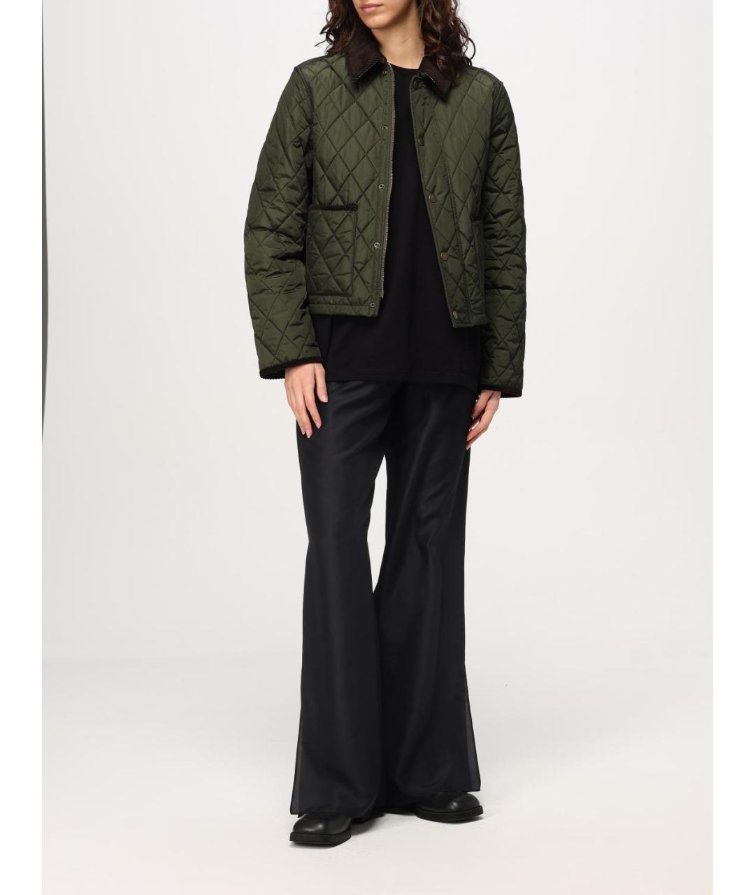 BURBERRY Зеленая куртка, фото 3