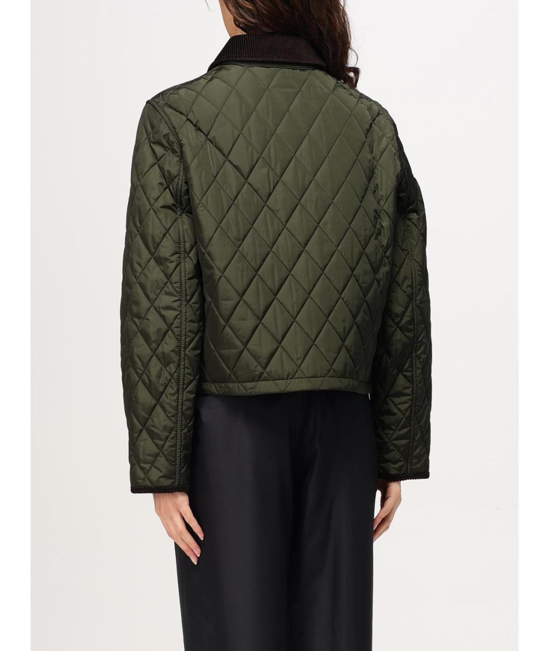 BURBERRY Зеленая куртка, фото 4