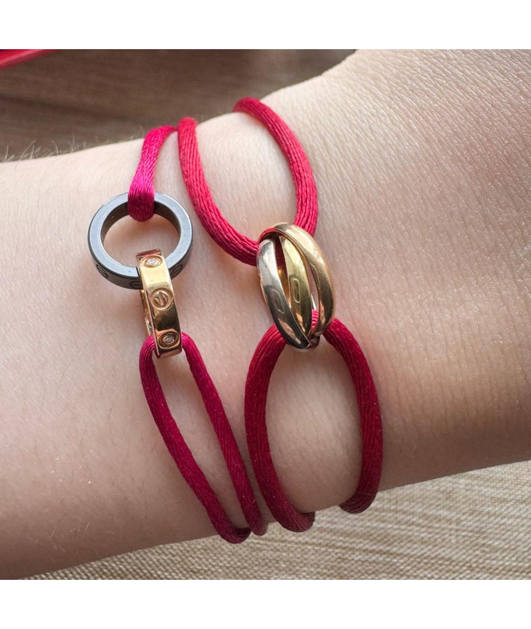 CARTIER Красный браслет из желтого золота, фото 7