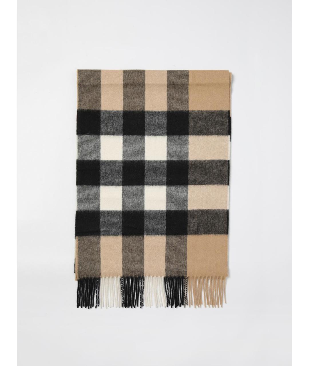 BURBERRY Бежевый шарф, фото 5