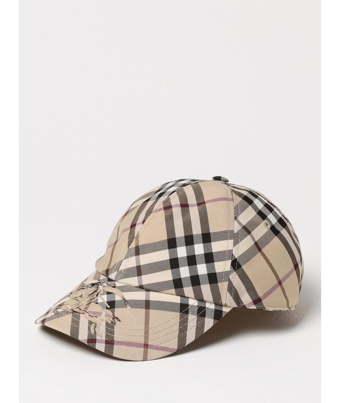 BURBERRY Бежевая кепка, фото 5
