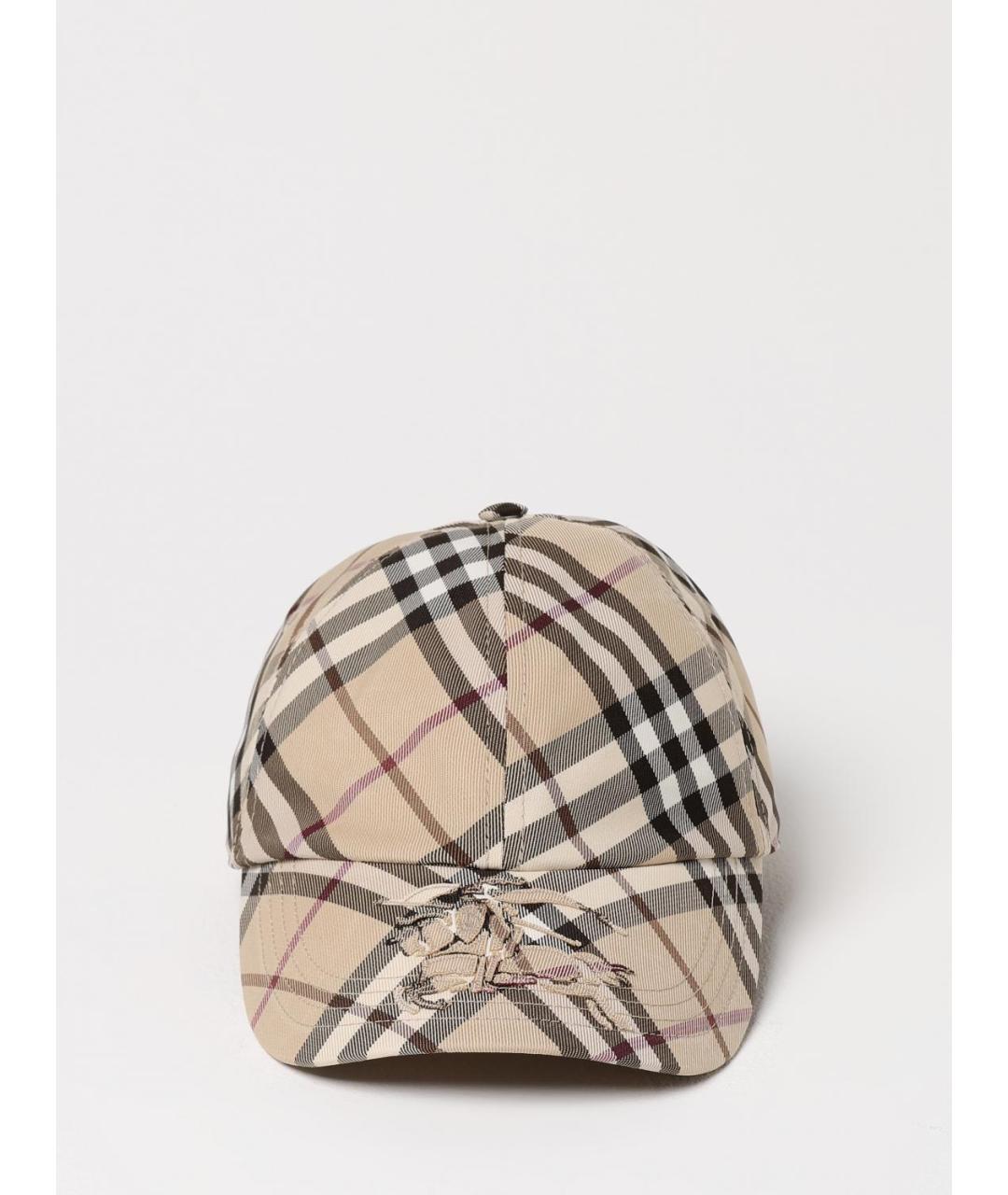 BURBERRY Бежевая кепка, фото 3