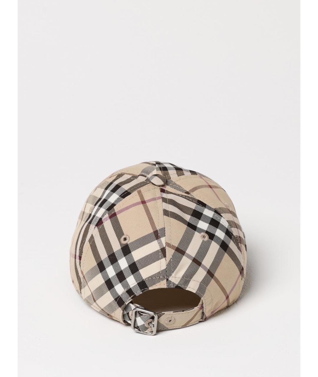 BURBERRY Бежевая кепка, фото 4