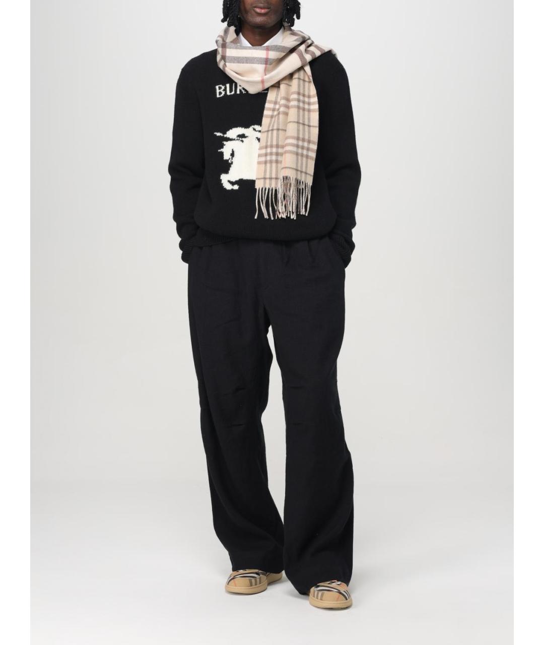 BURBERRY Черный джемпер / свитер, фото 3