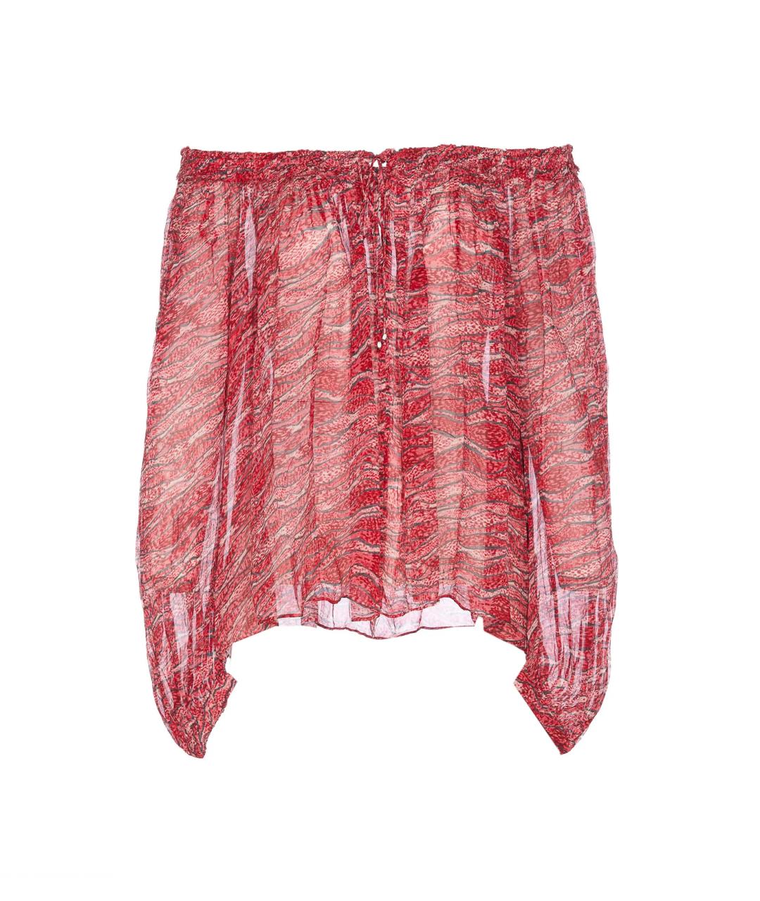 ISABEL MARANT ETOILE Красная вискозная блузы, фото 1