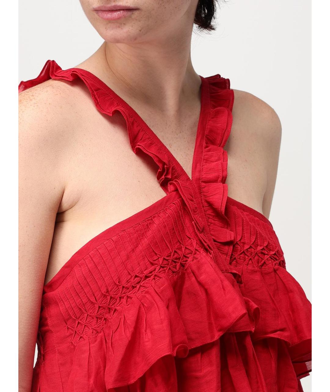 ISABEL MARANT ETOILE Красная майка, фото 4