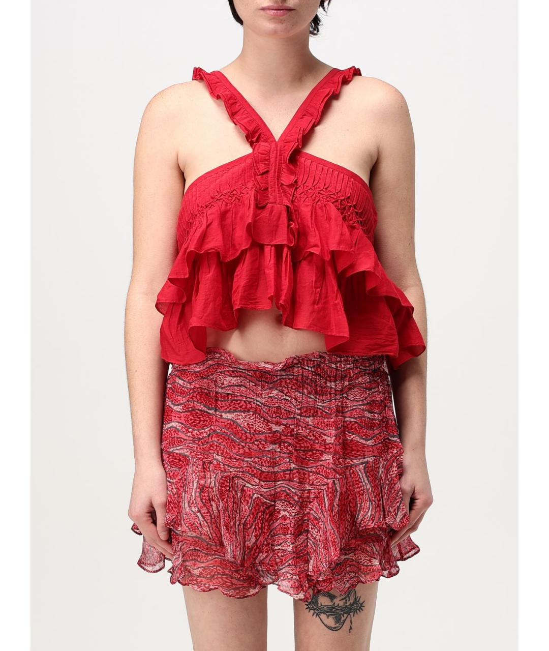 ISABEL MARANT ETOILE Красная майка, фото 2
