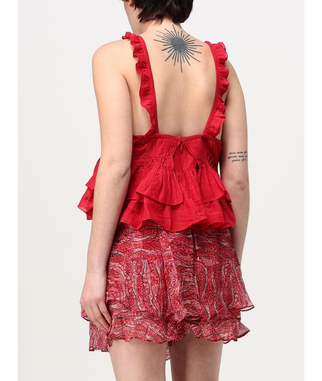 ISABEL MARANT ETOILE Красная майка, фото 3