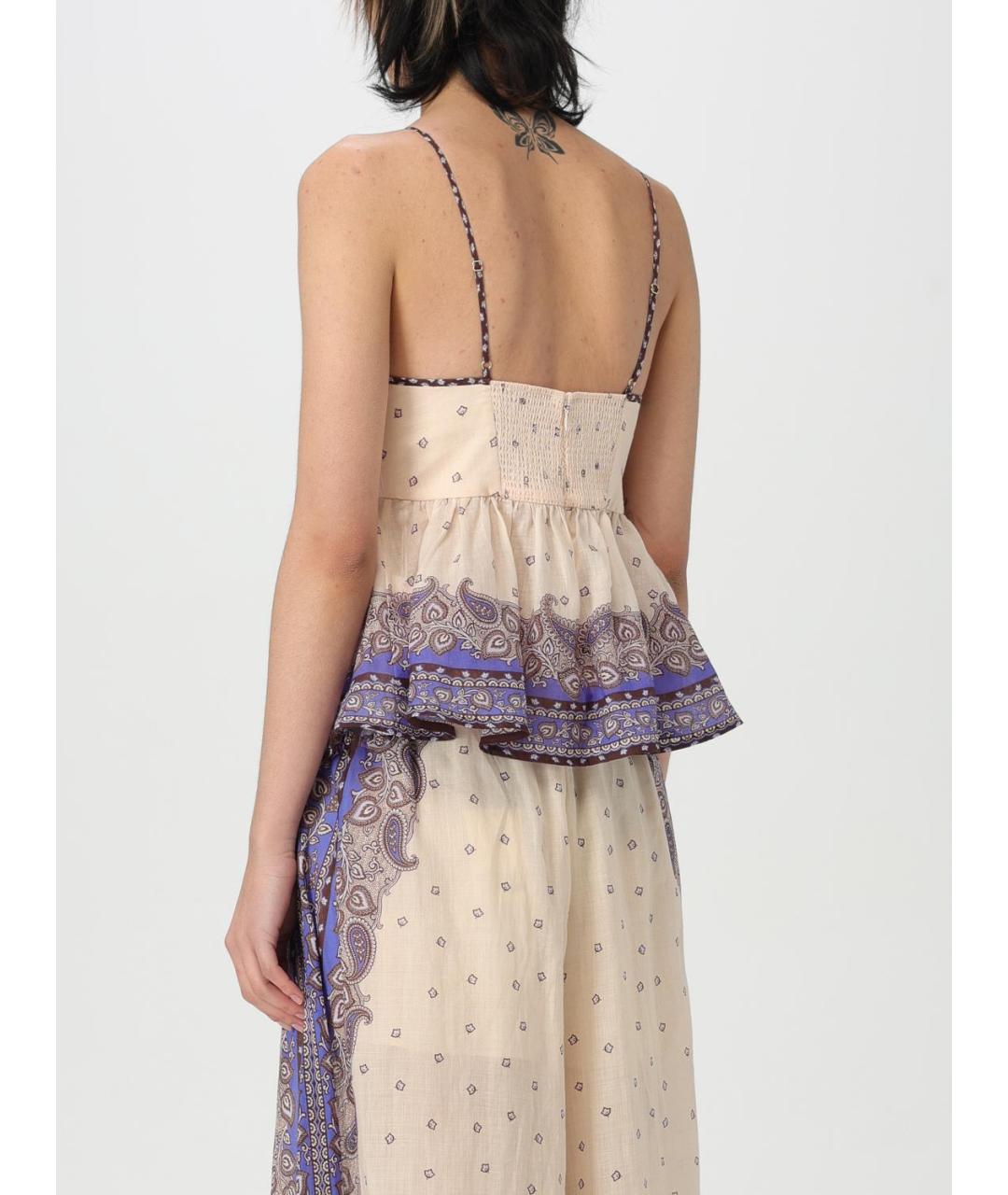 ZIMMERMANN Фиолетовая майка, фото 4