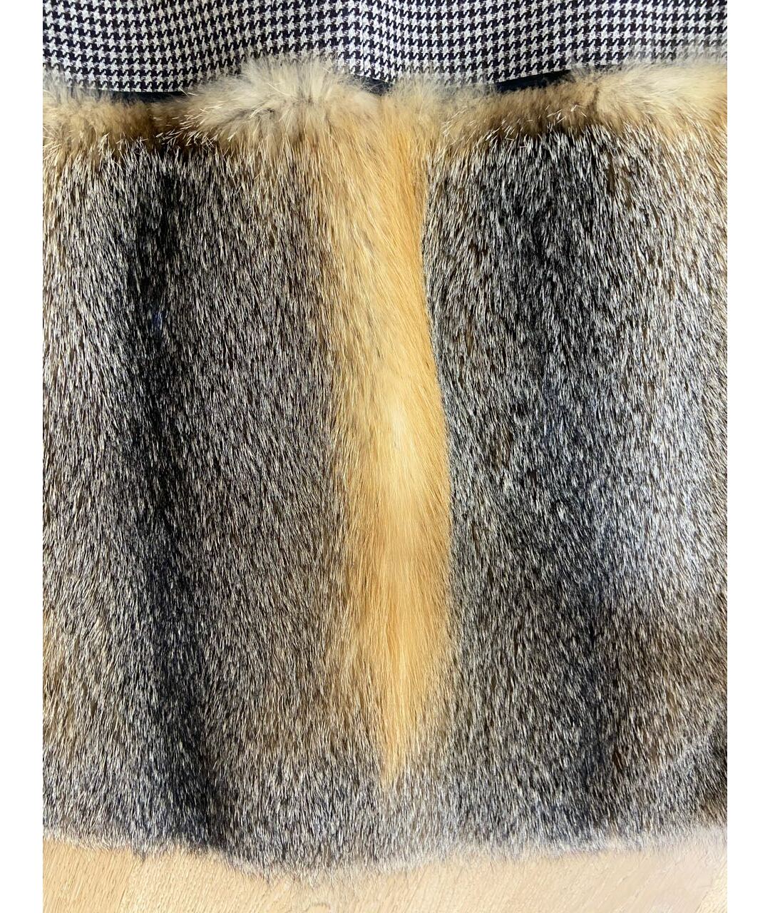 MARNI Коричневое меховое пальто, фото 4