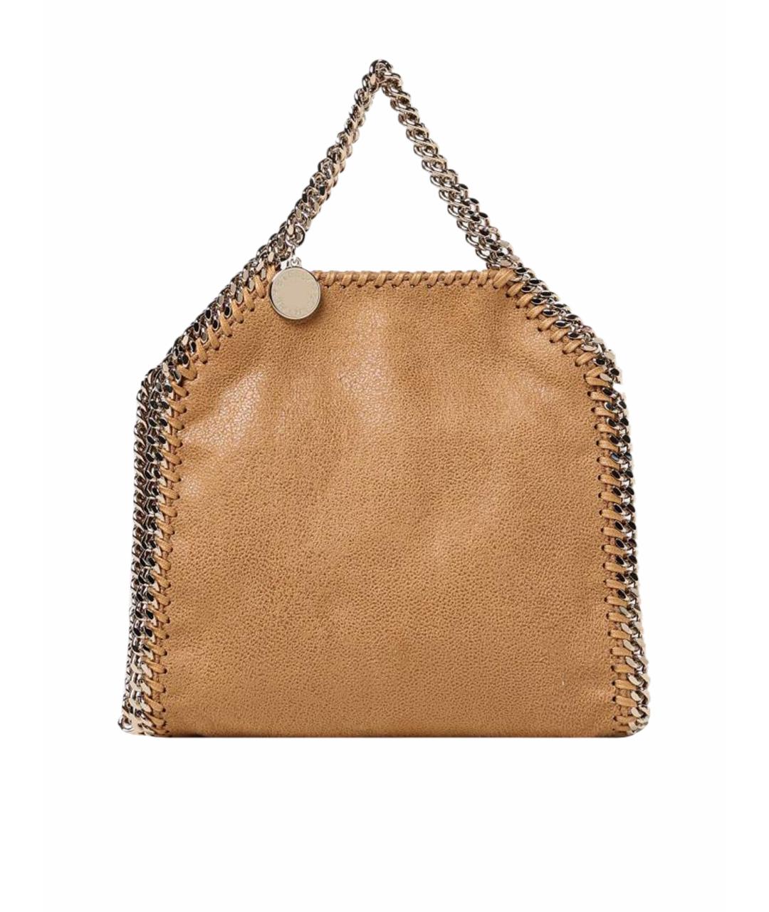 STELLA MCCARTNEY Бежевая сумка тоут из искусственной кожи, фото 1