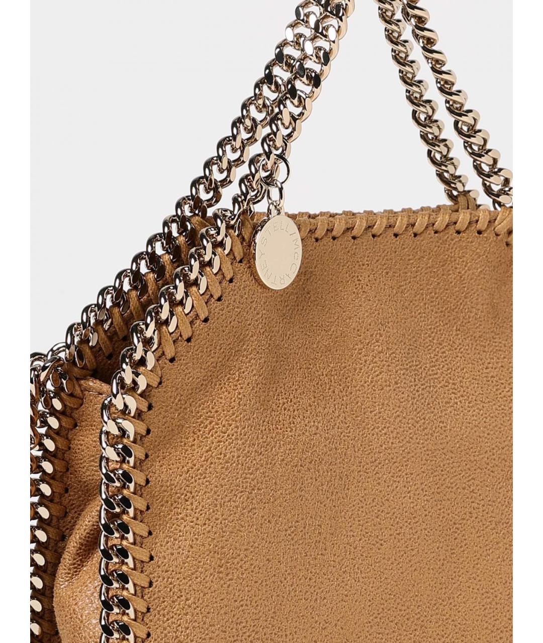 STELLA MCCARTNEY Бежевая сумка тоут из искусственной кожи, фото 4