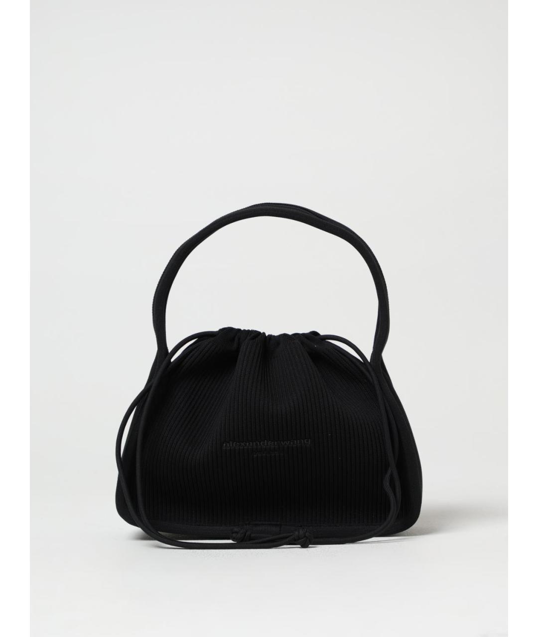 ALEXANDER WANG Черная синтетическая сумка с короткими ручками, фото 6