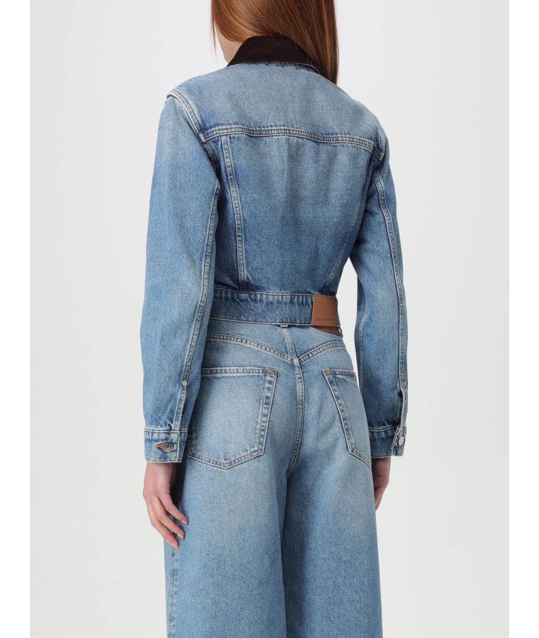 STELLA MCCARTNEY Синяя хлопковая куртка, фото 4