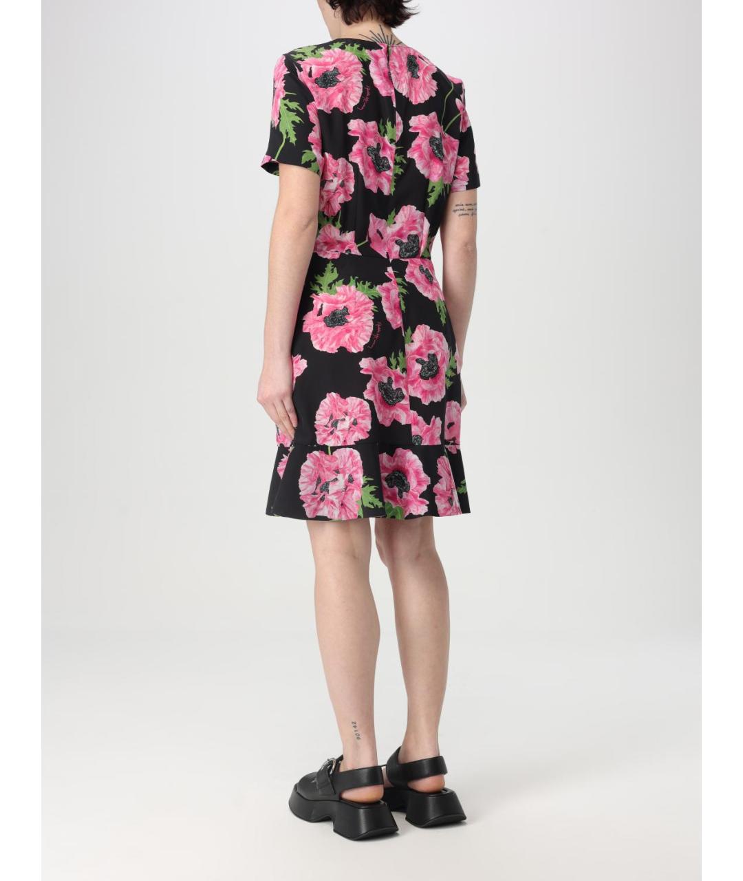 STELLA MCCARTNEY Мульти шелковое повседневное платье, фото 3