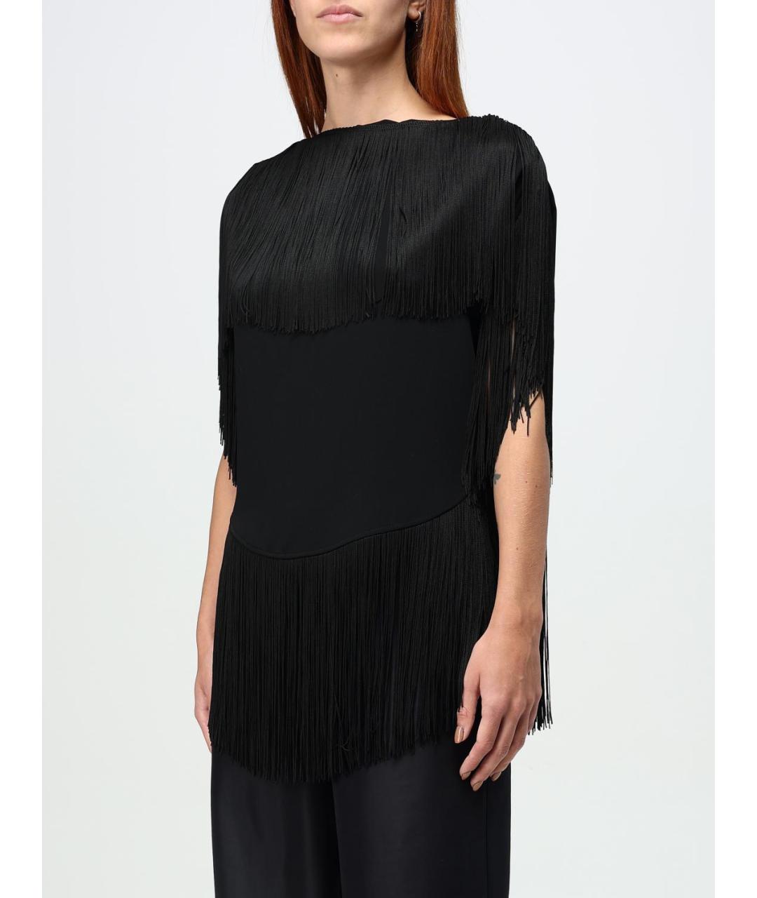 MM6 MAISON MARGIELA Черная синтетическая блузы, фото 5