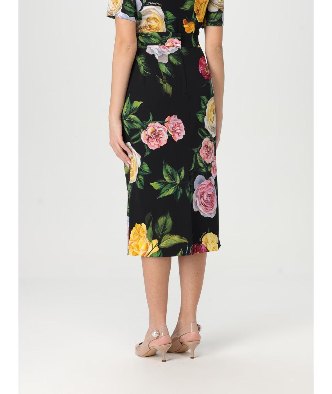 DOLCE&GABBANA Мульти юбка миди, фото 4