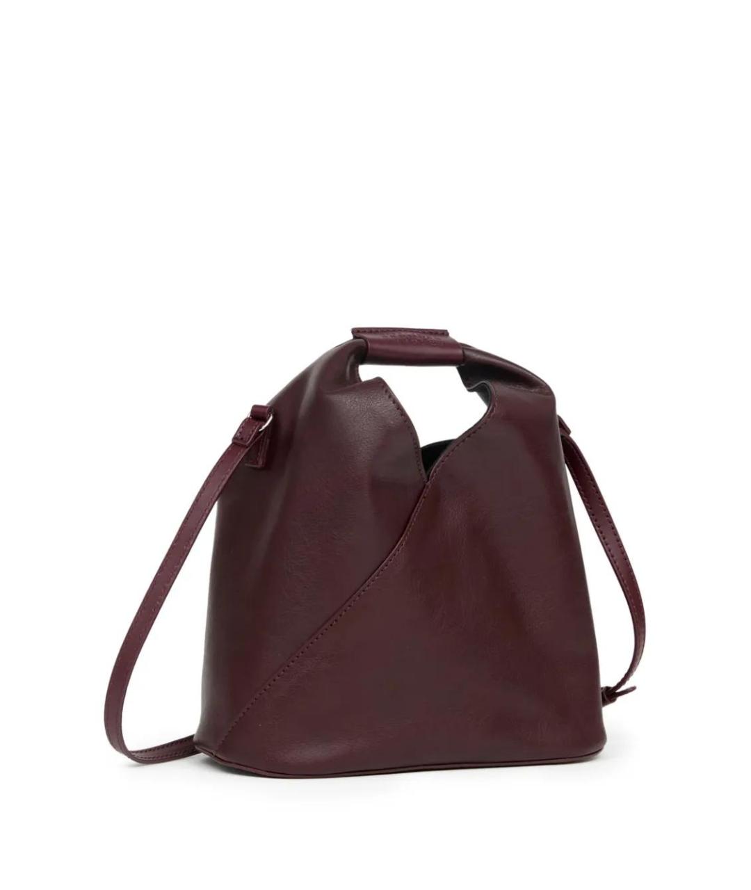MAISON MARGIELA Коричневая сумка с короткими ручками из искусственной кожи, фото 4
