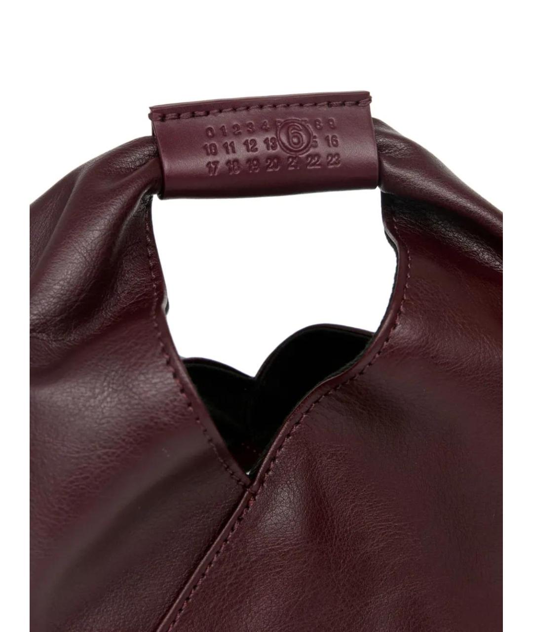 MAISON MARGIELA Коричневая сумка с короткими ручками из искусственной кожи, фото 5