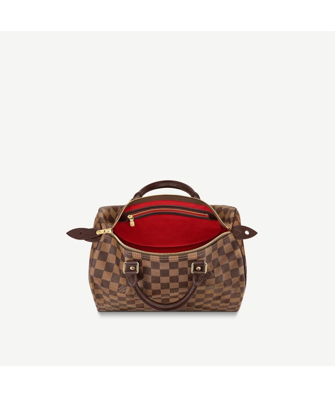 LOUIS VUITTON Коричневая кожаная сумка тоут, фото 8