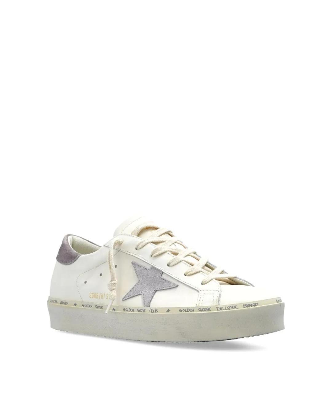 GOLDEN GOOSE DELUXE BRAND Белые кожаные кеды, фото 2