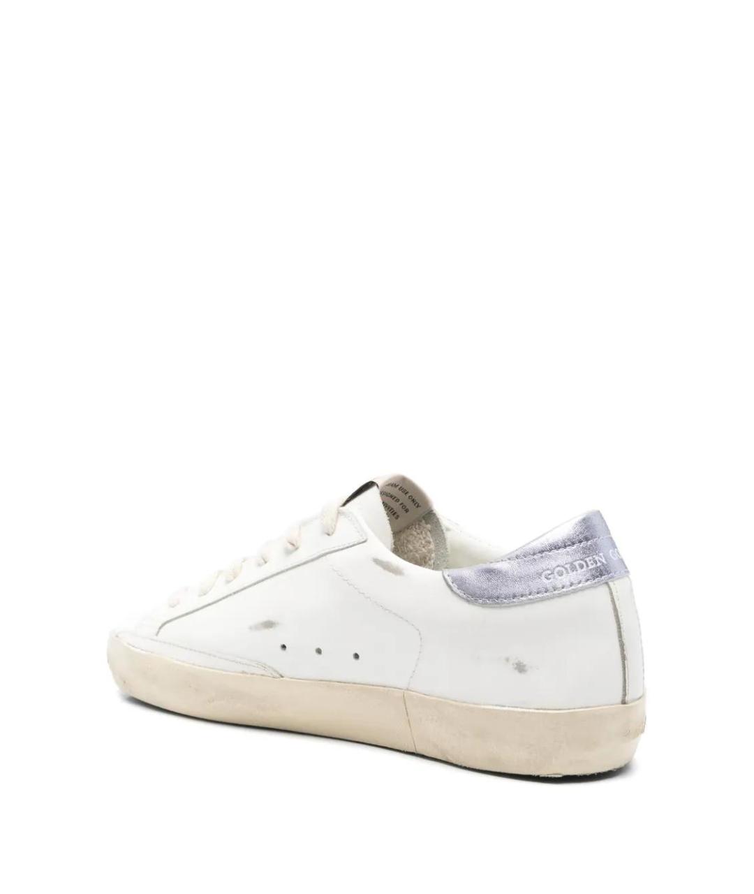 GOLDEN GOOSE DELUXE BRAND Белые кожаные кеды, фото 3