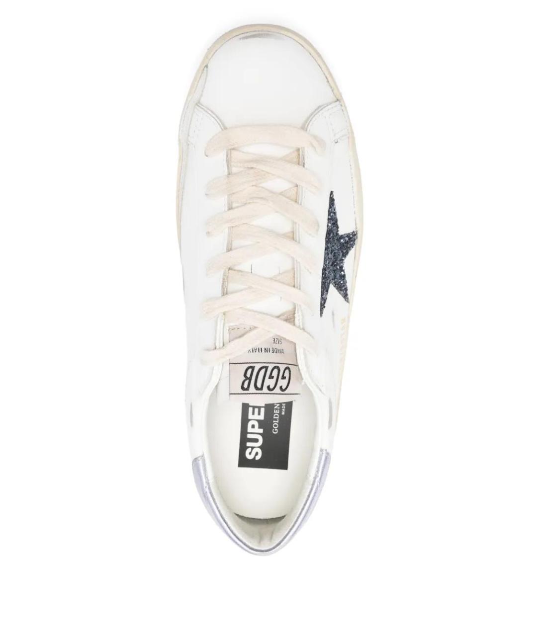 GOLDEN GOOSE DELUXE BRAND Белые кожаные кеды, фото 4