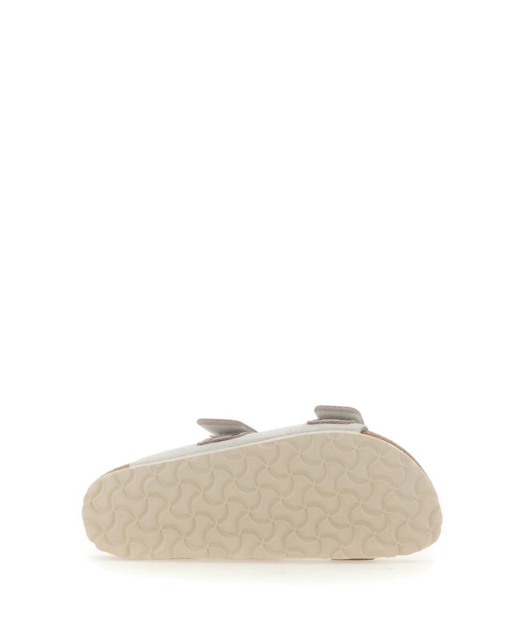 BIRKENSTOCK Серые кожаные сандалии, фото 5