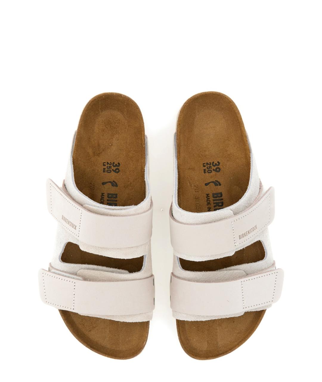 BIRKENSTOCK Серые кожаные сандалии, фото 2
