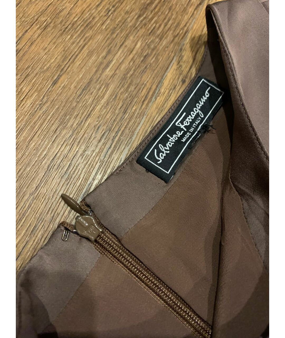 FERRAGAMO Мульти шелковое повседневное платье, фото 5
