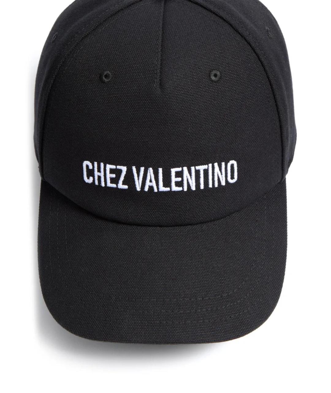 VALENTINO Черная синтетическая кепка/бейсболка, фото 4
