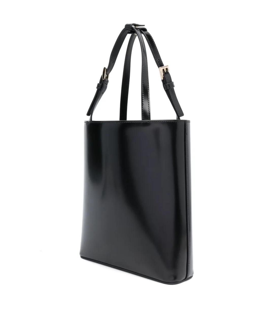 PRADA Черная кожаная сумка тоут, фото 3
