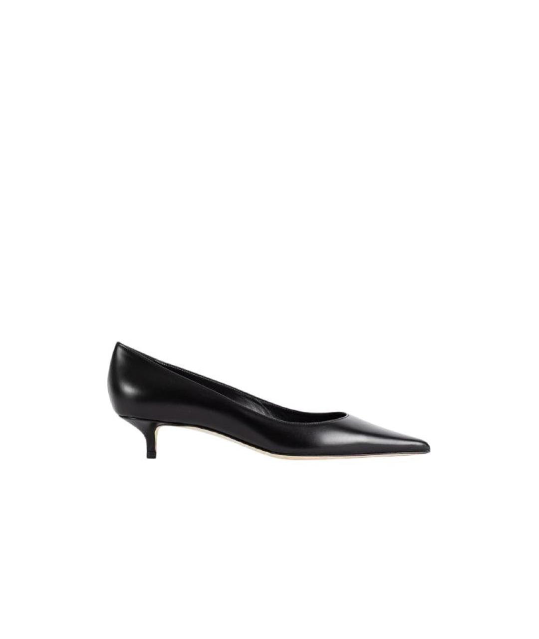 JIMMY CHOO Черные кожаные туфли, фото 1