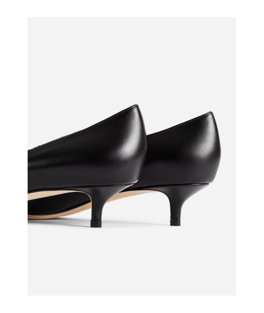 JIMMY CHOO Черные кожаные туфли, фото 5