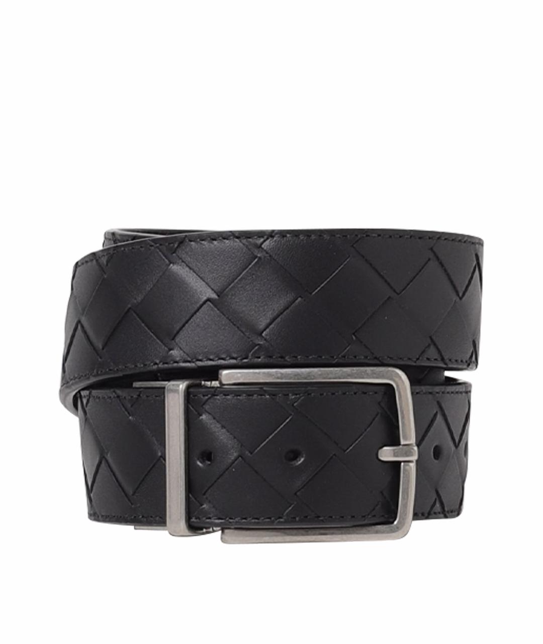 BOTTEGA VENETA Черный ремень, фото 1
