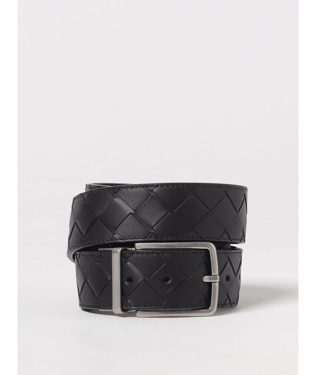 BOTTEGA VENETA Черный ремень, фото 3