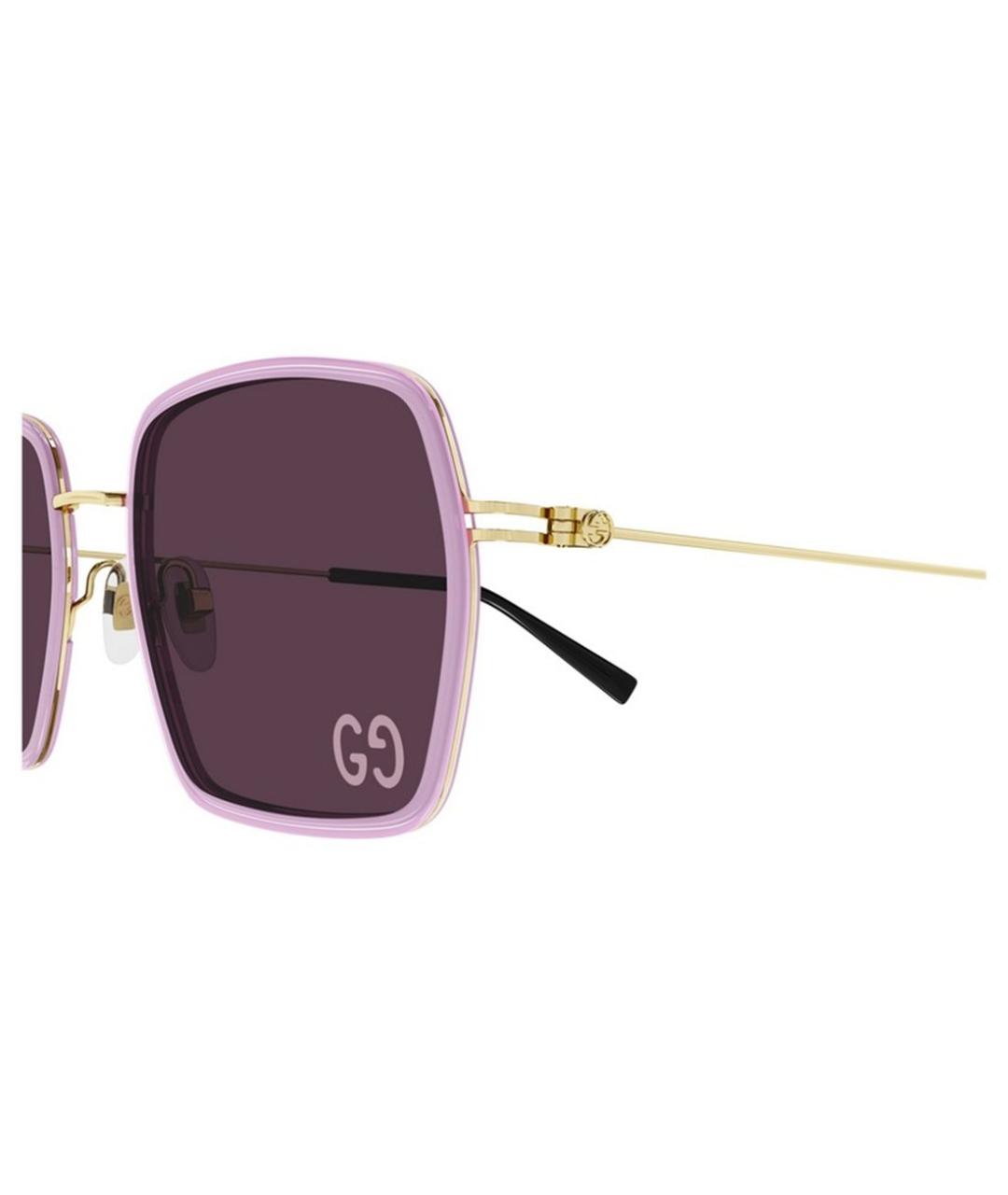 GUCCI Розовые солнцезащитные очки, фото 3