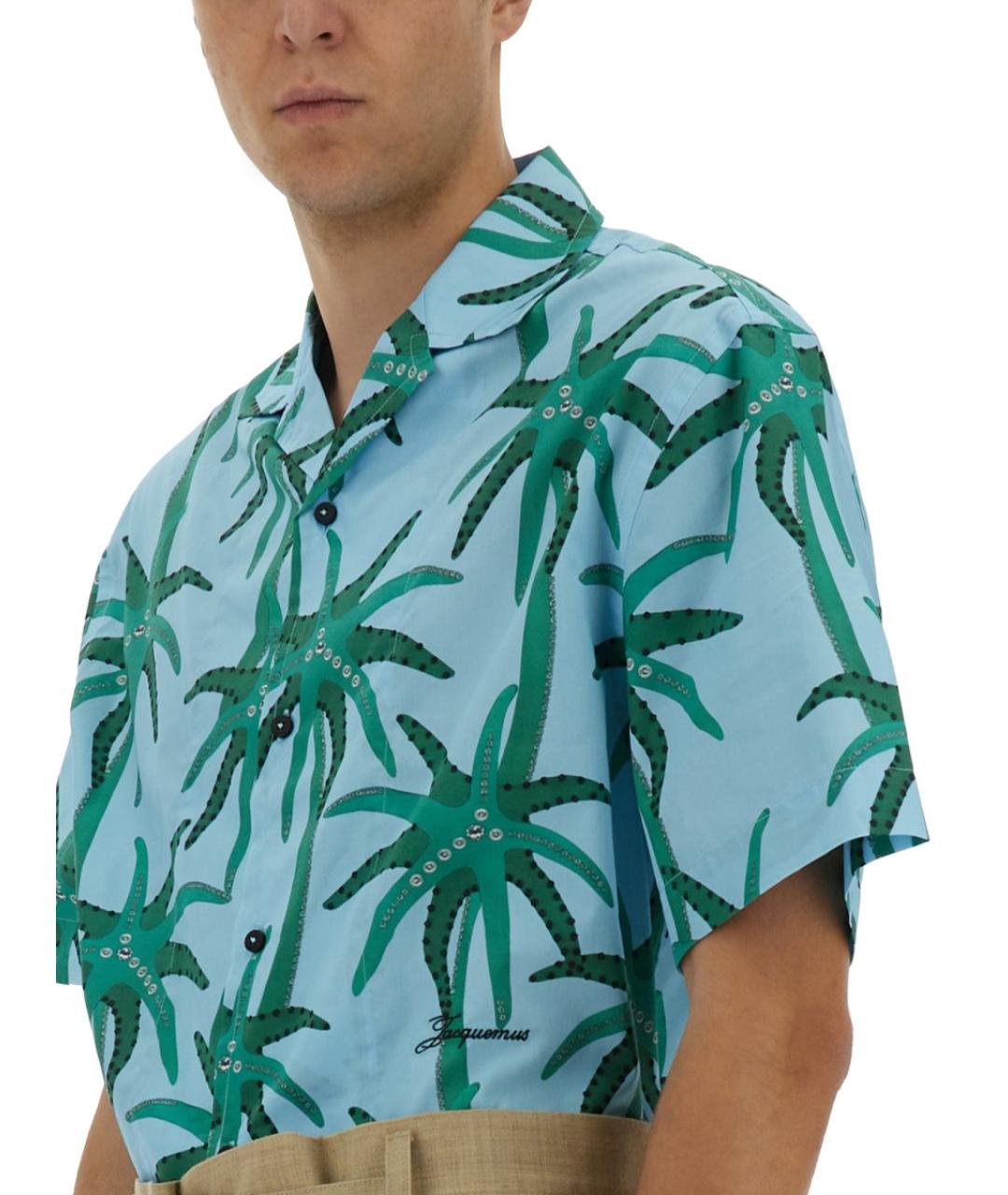 JACQUEMUS Мульти хлопковая кэжуал рубашка, фото 5