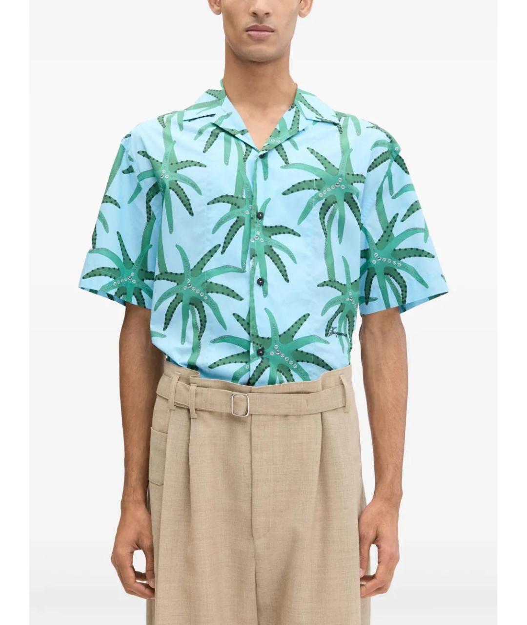 JACQUEMUS Мульти хлопковая кэжуал рубашка, фото 6