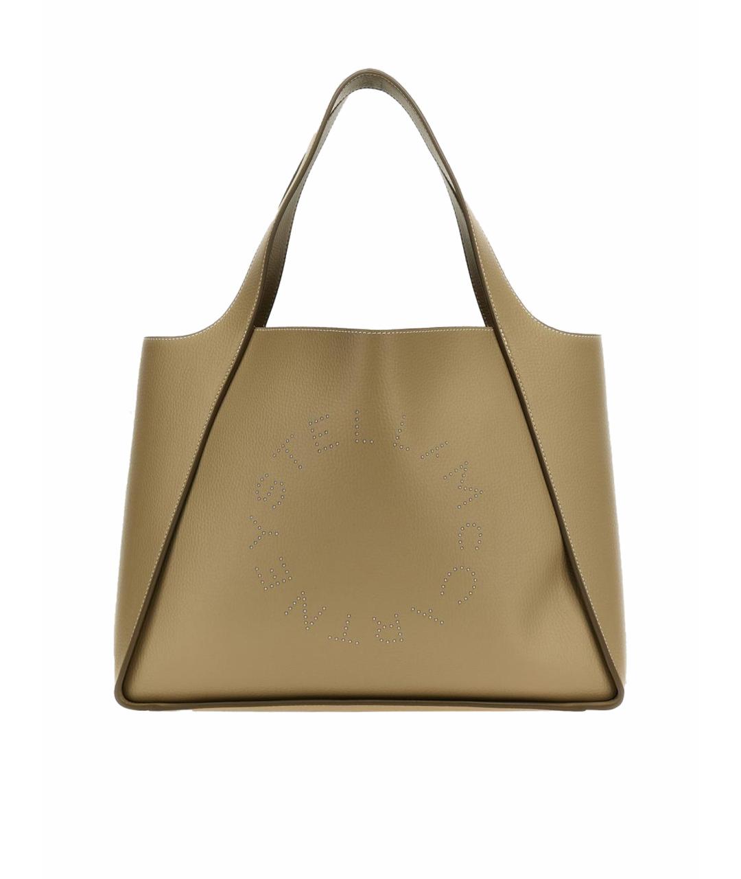 STELLA MCCARTNEY Бежевая сумка тоут из искусственной кожи, фото 1