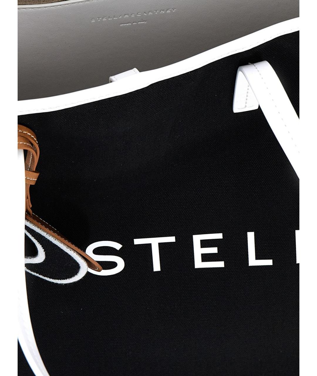 STELLA MCCARTNEY Черная сумка тоут, фото 4