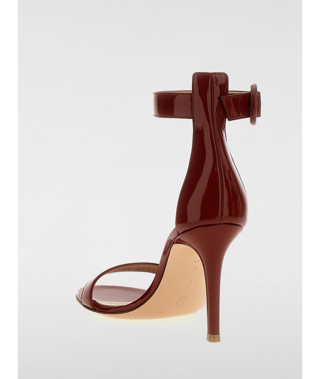 GIANVITO ROSSI Красные босоножки, фото 3