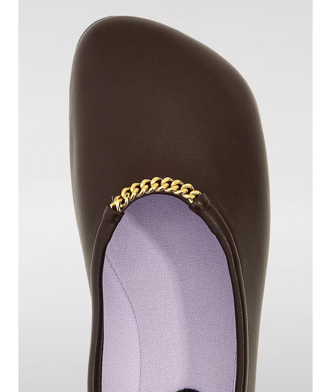 STELLA MCCARTNEY Коричневые балетки, фото 4