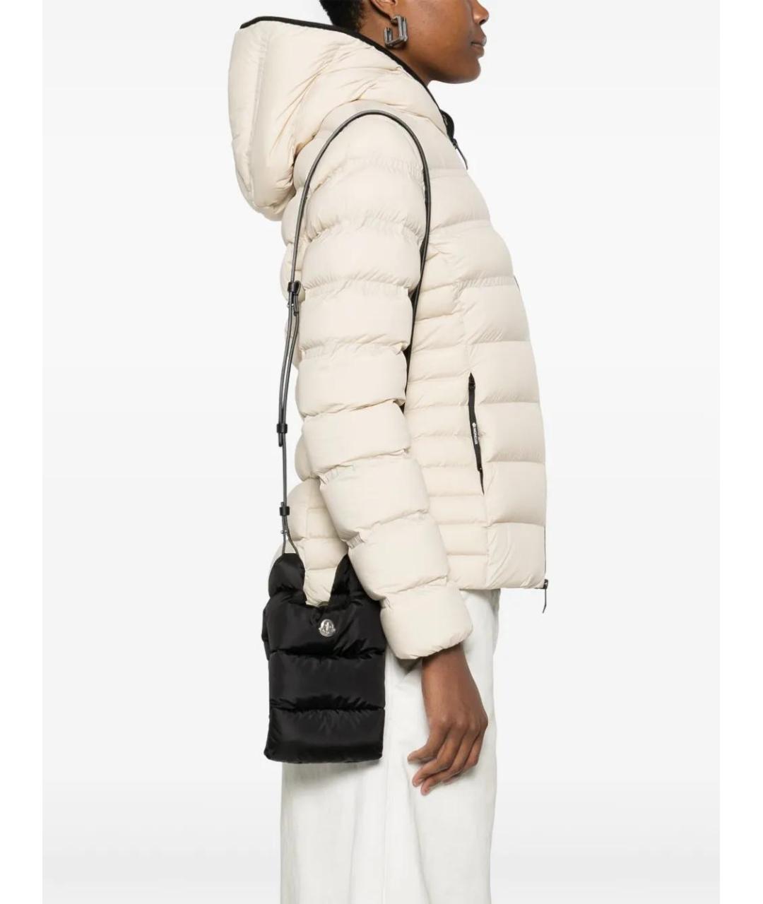 MONCLER Черная сумка через плечо, фото 2