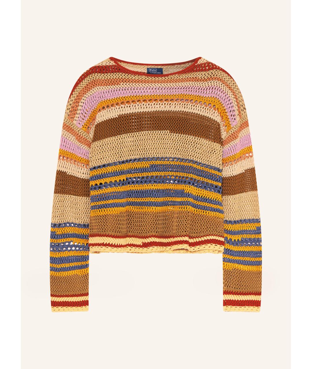 POLO RALPH LAUREN Мульти льняной джемпер / свитер, фото 5