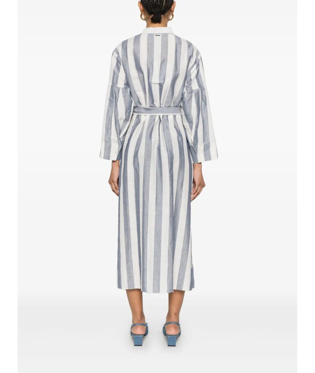 'S MAX MARA Синее повседневное платье, фото 3
