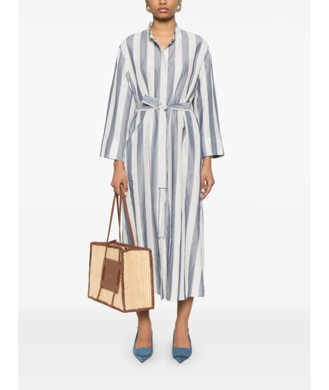 'S MAX MARA Синее повседневное платье, фото 2
