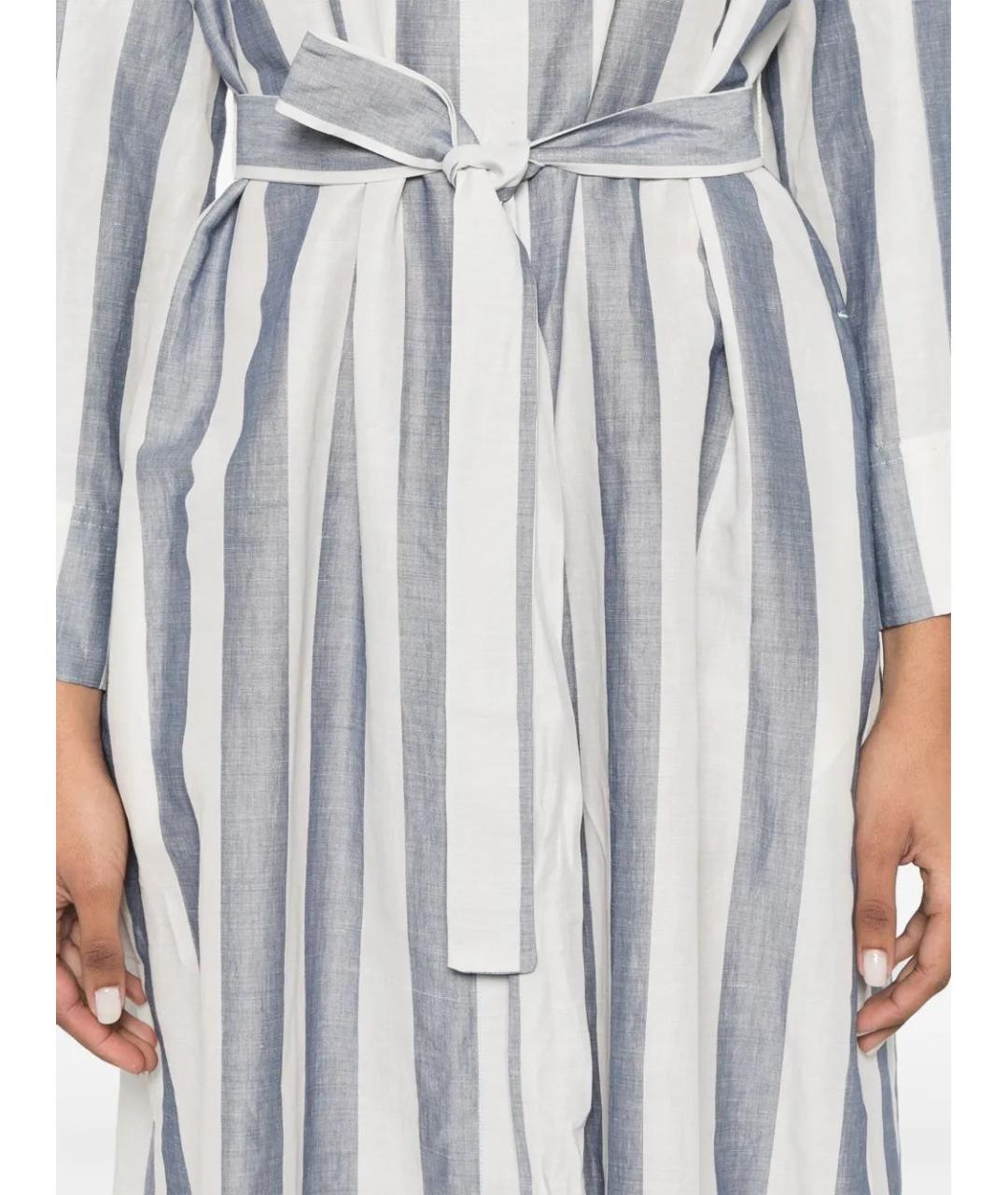 'S MAX MARA Синее повседневное платье, фото 5