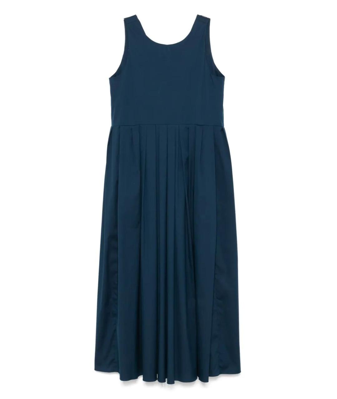 'S MAX MARA Темно-синее хлопковое повседневное платье, фото 1